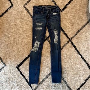 American Eagle Skinny Ripped Jeans